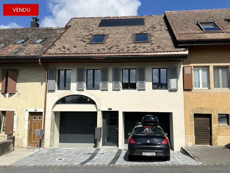Transformation d'une grange à Pompaples - extérieur (après)